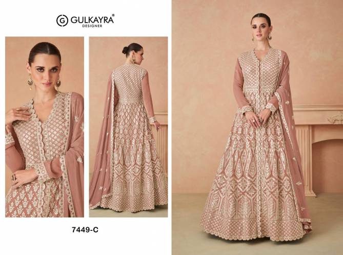 Rimsha By Gulkayra Real Georgette Designer Wedding Wear Readymade Suits Wholesalers In Delhi
